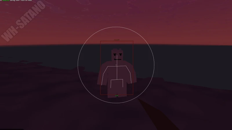 ESP player boxes in an Unturned raid